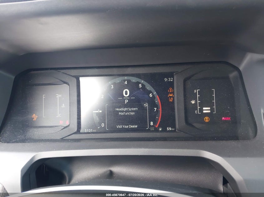 2025 Toyota Tacoma VIN 3TMKB5FN1SM053468 IAAI salvage auction — FRONT END, Salvage (California), sold $16,950 on 2026-07-30 (photo 7)