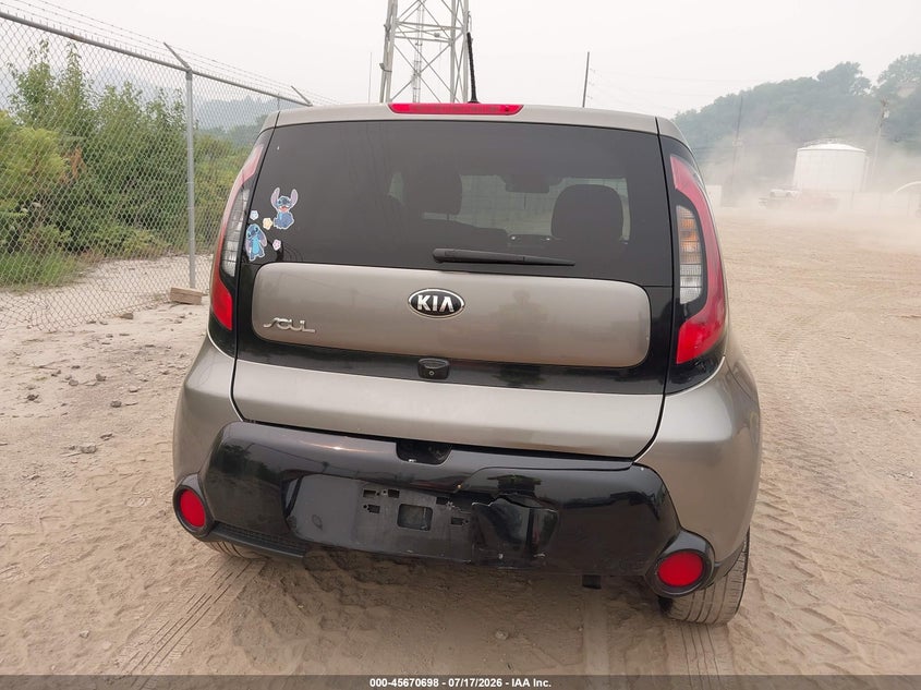 2016 Kia Soul VIN KNDJP3A56G7279855 IAAI salvage auction — NORMAL WEAR, Original (Ohio), sold $175 on 2026-07-28 (photo 6)