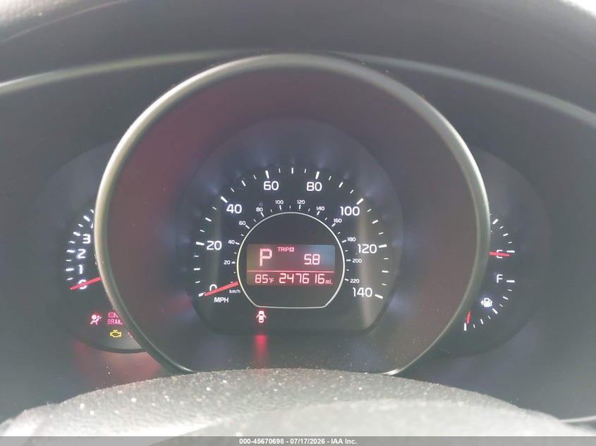2016 Kia Soul VIN KNDJP3A56G7279855 IAAI salvage auction — NORMAL WEAR, Original (Ohio), sold $175 on 2026-07-28 (photo 7)