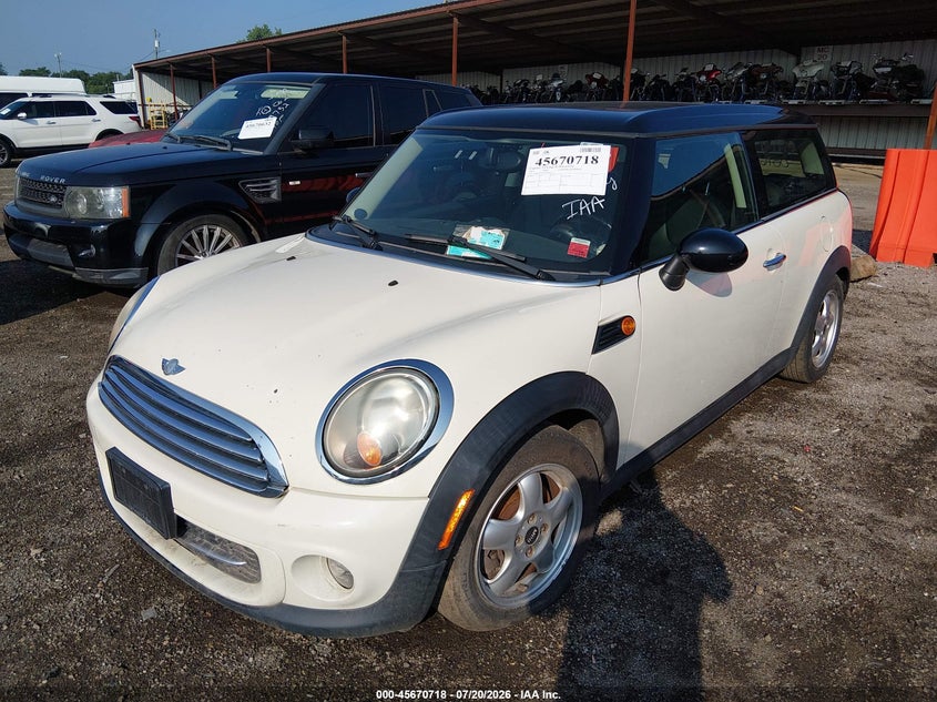 2011 Mini Cooper clubman VIN WMWZF3C56BTY00167 IAAI salvage auction — FRONT END, Salvage (Ohio), sold $300 on 2026-08-05 (photo 2)