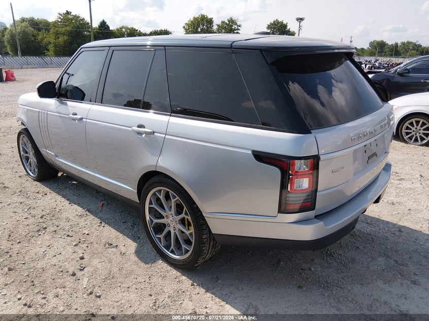 2013 Land rover RANGE ROVER VIN SALGS2EF3DA114441 IAAI salvage auction — FRONT END, Salvage (Illinois), sold $7,200 on 2026-08-23 (photo 3)