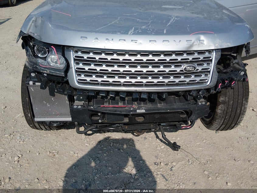 2013 Land rover RANGE ROVER VIN SALGS2EF3DA114441 IAAI salvage auction — FRONT END, Salvage (Illinois), sold $7,200 on 2026-08-23 (photo 6)