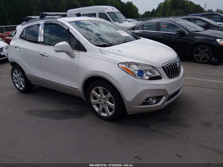 2015 Buick Encore VIN KL4CJCSB1FB239428 IAAI salvage auction — REAR END, Salvage (North Carolina), sold $2,200 on 2026-08-02 (photo 1)