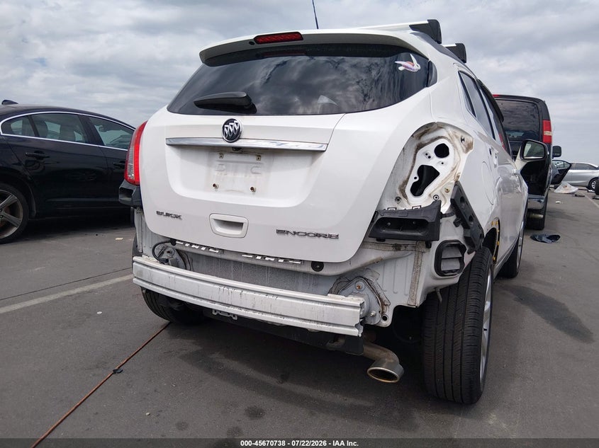 2015 Buick Encore VIN KL4CJCSB1FB239428 IAAI salvage auction — REAR END, Salvage (North Carolina), sold $2,200 on 2026-08-02 (photo 6)
