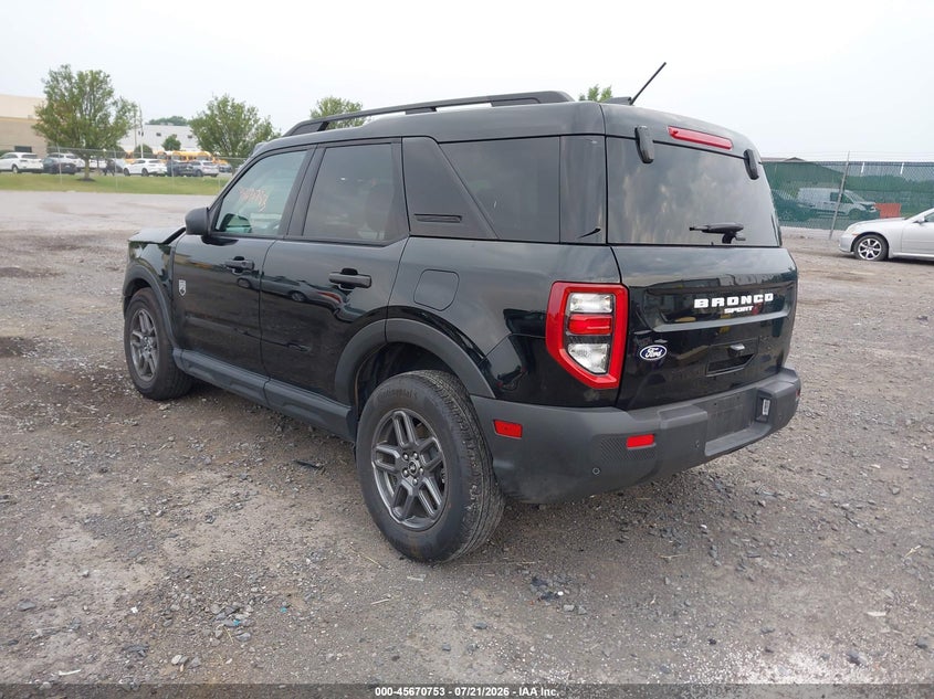 2026 Ford Bronco sport VIN 3FMCR9BN5TRE29327 IAAI salvage auction — RIGHT FRONT, Clear (Virginia), sold $14,600 on 2026-08-18 (photo 3)