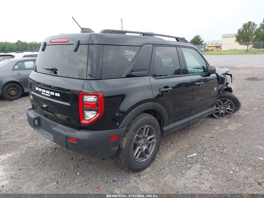 2026 Ford Bronco sport VIN 3FMCR9BN5TRE29327 IAAI salvage auction — RIGHT FRONT, Clear (Virginia), sold $14,600 on 2026-08-18 (photo 4)