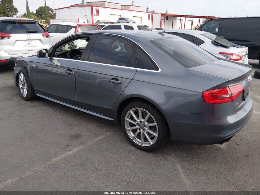 2015 Audi A4 VIN WAUAFAFL0FN010997 IAAI salvage auction — NORMAL WEAR, Salvage Title, sold $25 on 2026-07-30 (photo 3)