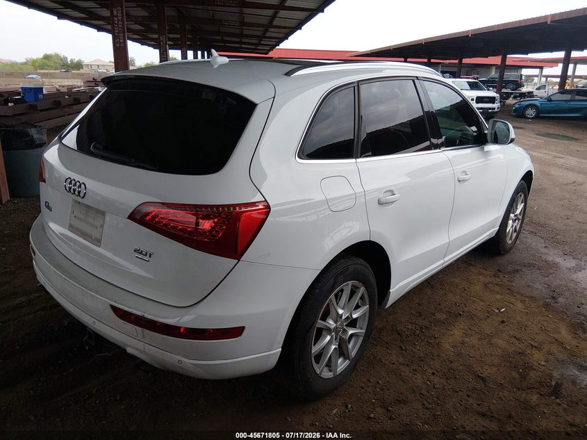 2012 Audi Q5 VIN WA1LFAFP5CA138356 IAAI salvage auction — NORMAL WEAR, Clear-Dealer Only (Arizona), sold $425 on 2026-07-28 (photo 4)