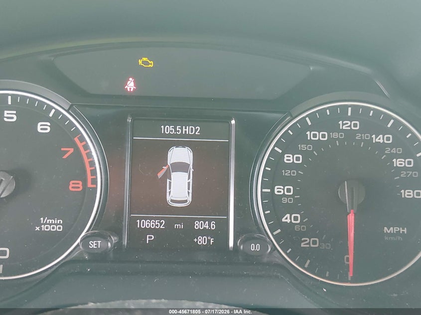 2012 Audi Q5 VIN WA1LFAFP5CA138356 IAAI salvage auction — NORMAL WEAR, Clear-Dealer Only (Arizona), sold $425 on 2026-07-28 (photo 7)