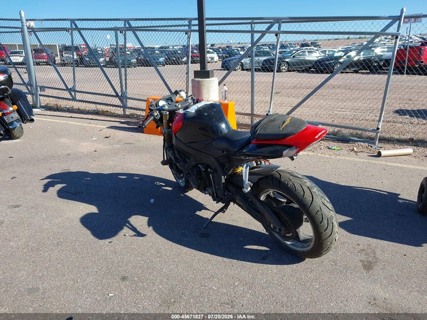 2007 Suzuki Gsx-r600 VIN JS1GN7DA872106071 IAAI salvage auction — FRONT & REAR, Salvage (Colorado), sold $850 on 2026-09-08 (photo 3)