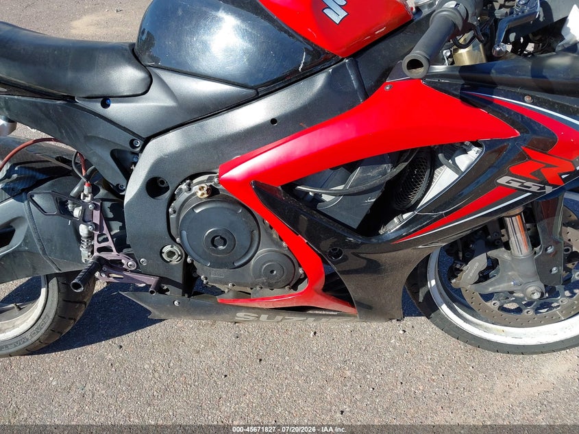 2007 Suzuki Gsx-r600 VIN JS1GN7DA872106071 IAAI salvage auction — FRONT & REAR, Salvage (Colorado), sold $850 on 2026-09-08 (photo 8)