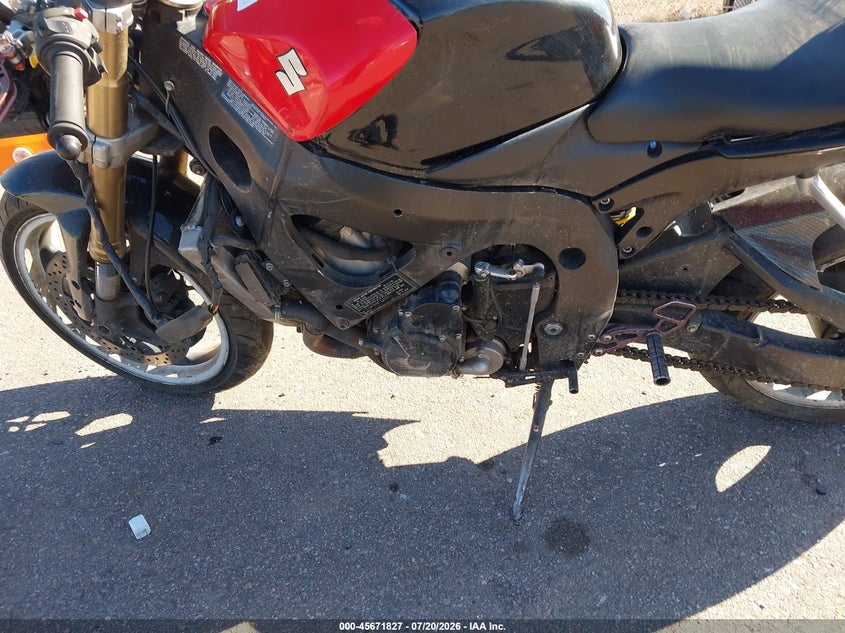 2007 Suzuki Gsx-r600 VIN JS1GN7DA872106071 IAAI salvage auction — FRONT & REAR, Salvage (Colorado), sold $850 on 2026-09-08 (photo 9)