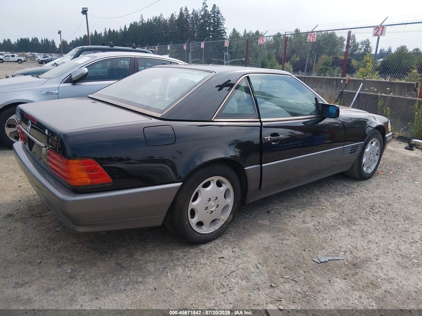 1995 Mercedes-benz Sl-class VIN WDBFA63E6SF117825 IAAI salvage auction — NORMAL WEAR, Clear (Washington), sold $725 on 2026-07-29 (photo 4)