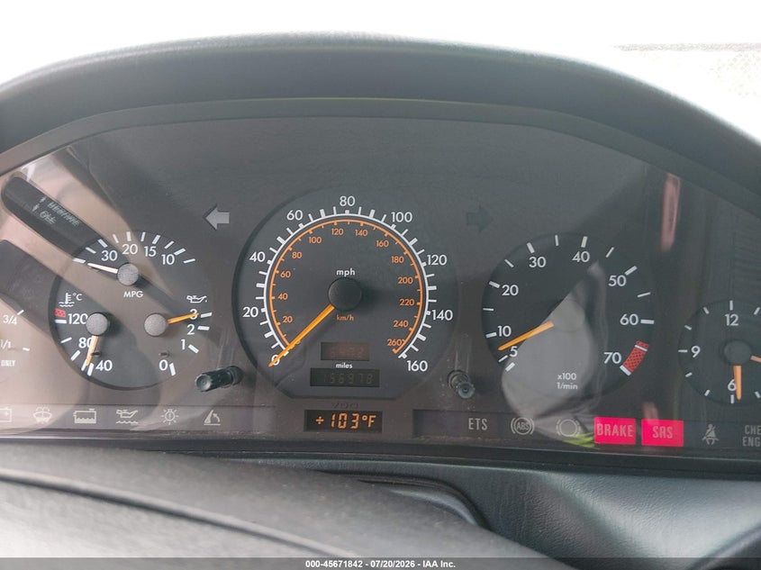 1995 Mercedes-benz Sl-class VIN WDBFA63E6SF117825 IAAI salvage auction — NORMAL WEAR, Clear (Washington), sold $725 on 2026-07-29 (photo 7)