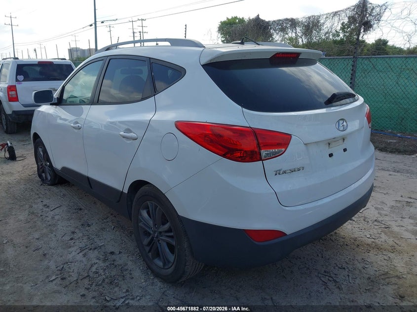 2015 Hyundai Tucson VIN KM8JU3AGXFU069149 IAAI salvage auction — NORMAL WEAR, Original (Texas), sold $1,350 on 2026-07-29 (photo 3)