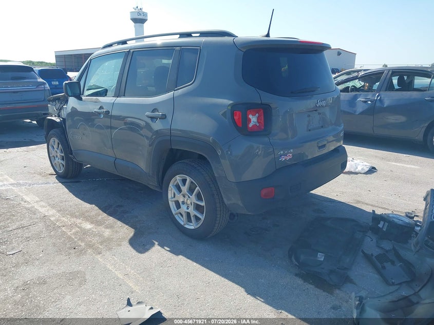 2022 Jeep Renegade VIN ZACNJDB13NPN63087 IAAI salvage auction — FRONT END, Salvage (Iowa), sold $2,100 on 2026-08-15 (photo 3)