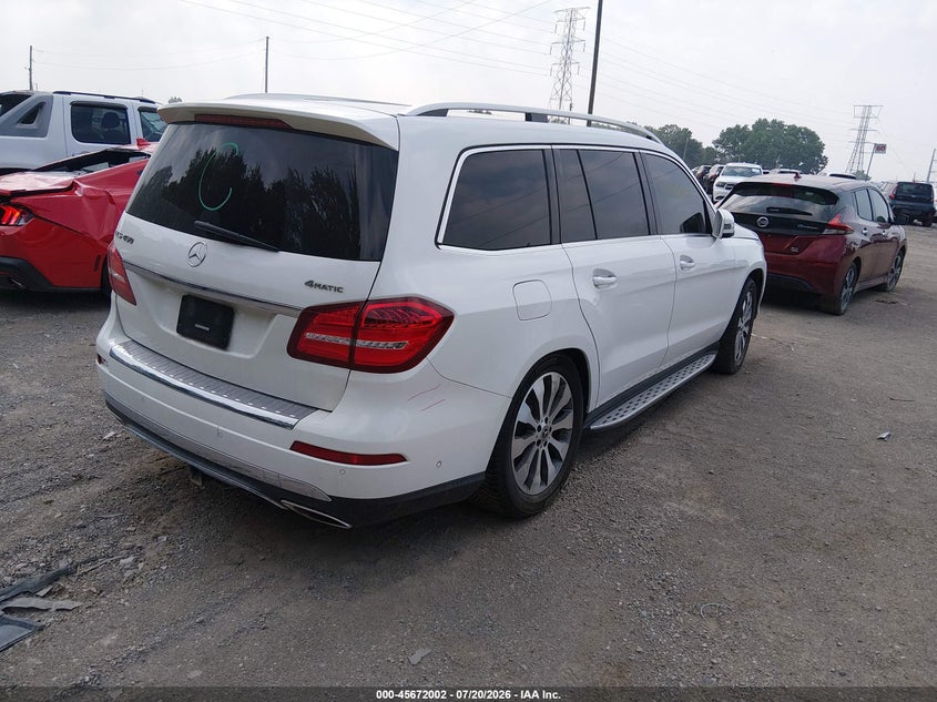 2019 Mercedes-benz Gls-klasse VIN 4JGDF6EE4KB228531 IAAI salvage auction — FRONT END, Salvage (Indiana), sold $13,500 on 2026-09-08 (photo 4)