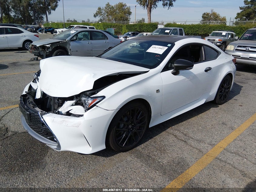 2015 Lexus Rc VIN JTHHE5BC4F5001395 IAAI salvage auction — FRONT END, Salvage (California), sold $3,350 on 2026-08-03 (photo 2)