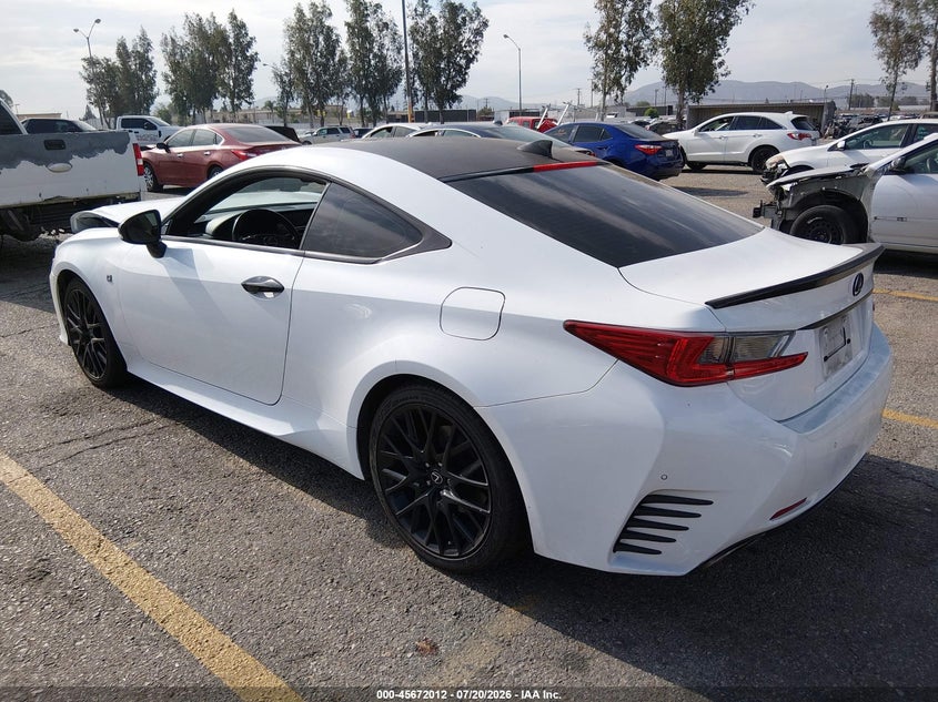 2015 Lexus Rc VIN JTHHE5BC4F5001395 IAAI salvage auction — FRONT END, Salvage (California), sold $3,350 on 2026-08-03 (photo 3)