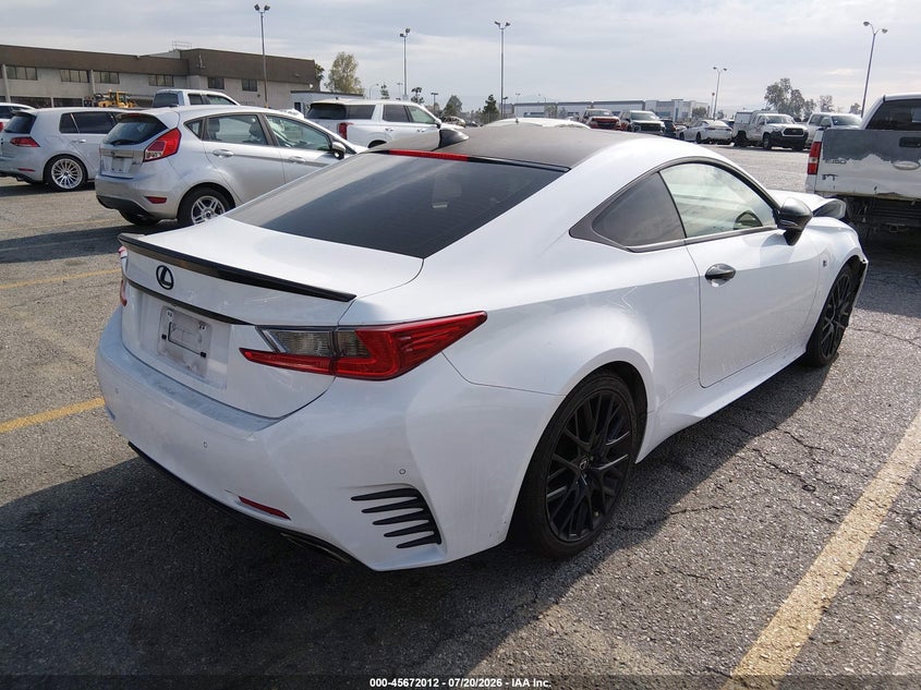 2015 Lexus Rc VIN JTHHE5BC4F5001395 IAAI salvage auction — FRONT END, Salvage (California), sold $3,350 on 2026-08-03 (photo 4)