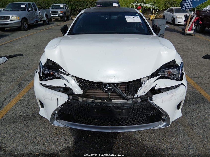 2015 Lexus Rc VIN JTHHE5BC4F5001395 IAAI salvage auction — FRONT END, Salvage (California), sold $3,350 on 2026-08-03 (photo 6)