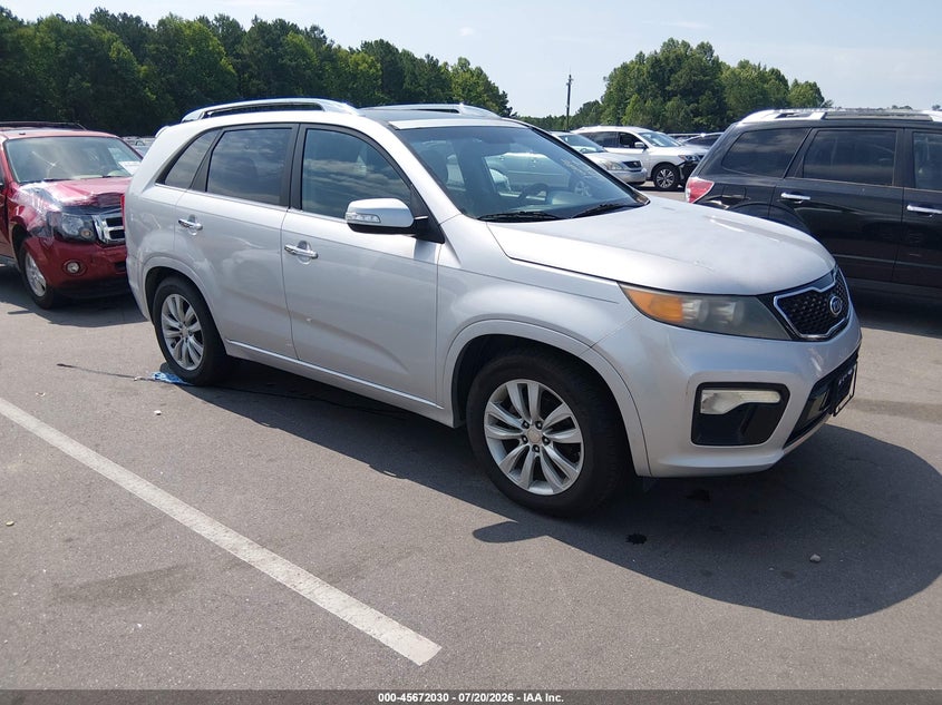 2011 Kia Sorento VIN 5XYKWDA27BG119501 IAAI salvage auction — NORMAL WEAR, Clear (North Carolina), sold $1,700 on 2026-07-22 (photo 1)