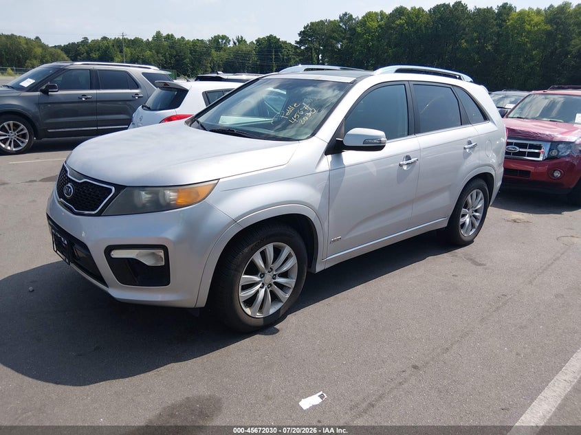 2011 Kia Sorento VIN 5XYKWDA27BG119501 IAAI salvage auction — NORMAL WEAR, Clear (North Carolina), sold $1,700 on 2026-07-22 (photo 2)