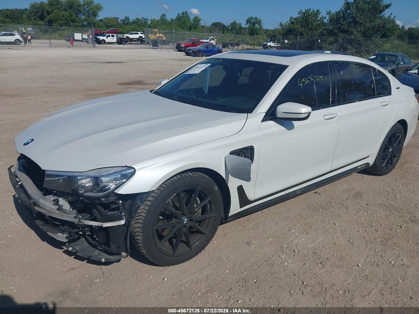 2018 BMW 7er VIN WBA7J2C56JB246262 IAAI salvage auction — FRONT END, Salvage Title, sold $9,750 on 2026-08-04 (photo 2)