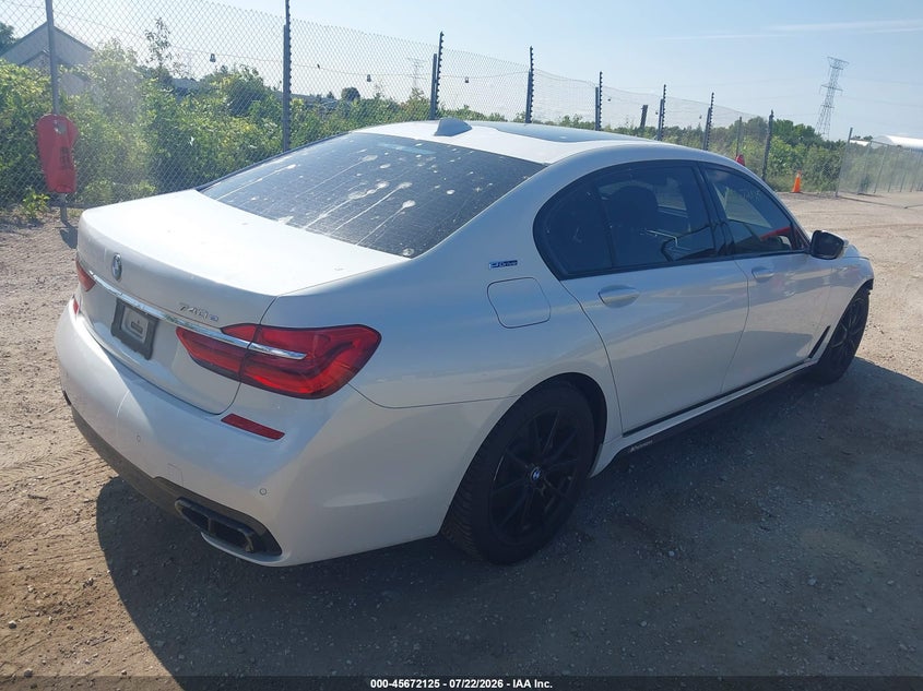 2018 BMW 7er VIN WBA7J2C56JB246262 IAAI salvage auction — FRONT END, Salvage Title, sold $9,750 on 2026-08-04 (photo 4)