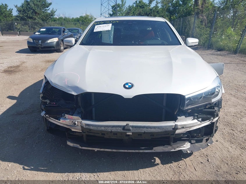 2018 BMW 7er VIN WBA7J2C56JB246262 IAAI salvage auction — FRONT END, Salvage Title, sold $9,750 on 2026-08-04 (photo 6)