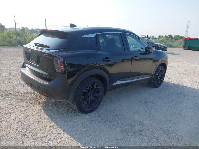 2025 Nissan Kicks VIN 3N8AP6DD2SL397432 IAAI salvage auction — HAIL, Clear Claim Paid (Wisconsin), sold $13,850 on 2026-08-18 (photo 4)