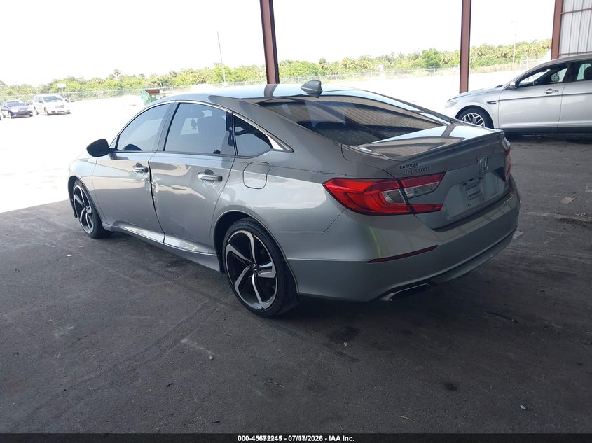 2020 Honda Accord VIN 1HGCV1F34LA101323 IAAI salvage auction — LEFT SIDE, Clear (Florida), sold $10,000 on 2026-07-29 (photo 3)