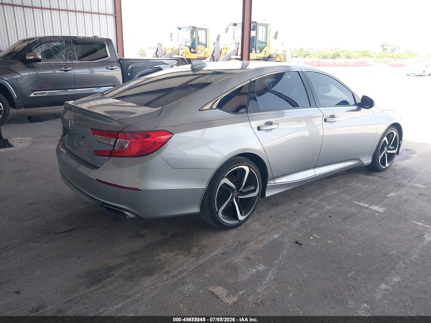 2020 Honda Accord VIN 1HGCV1F34LA101323 IAAI salvage auction — LEFT SIDE, Clear (Florida), sold $10,000 on 2026-07-29 (photo 4)