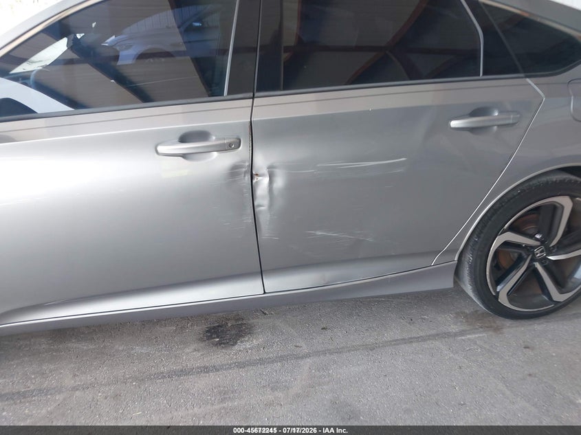 2020 Honda Accord VIN 1HGCV1F34LA101323 IAAI salvage auction — LEFT SIDE, Clear (Florida), sold $10,000 on 2026-07-29 (photo 6)