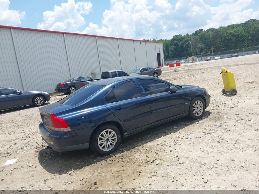 2003 Volvo S60 VIN YV1RS61T832269847 IAAI salvage auction — NORMAL WEAR, Repossession Paperwork (Georgia), sold $300 on 2026-08-13 (photo 4)