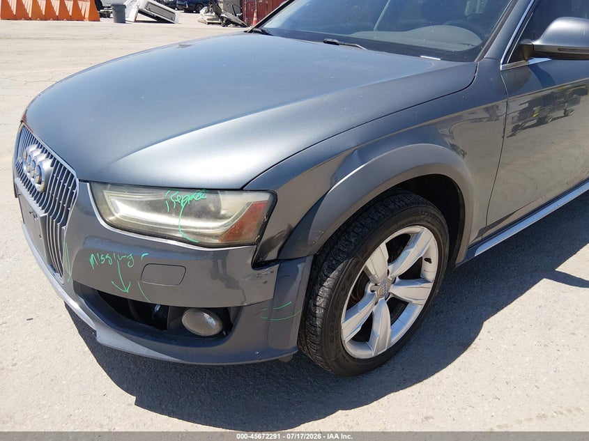 2013 Audi Allroad VIN WA1UFAFL4DA149528 IAAI salvage auction — LEFT FRONT, Salvage (California), sold $2,000 on 2026-07-29 (photo 6)