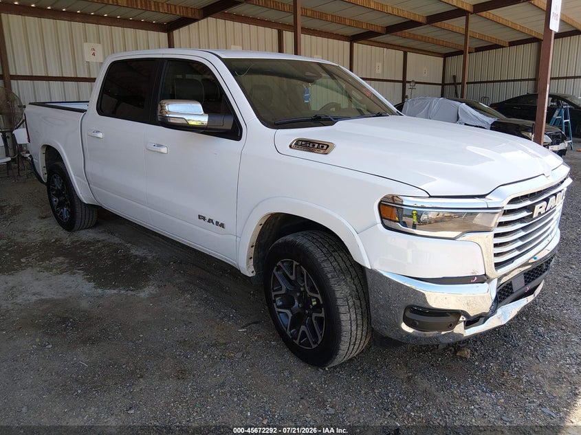 2026 Ram 1500 VIN 3C6SRFJP2T4175467 IAAI salvage auction — FRONT END, Enterprise Vehicles Clear Only (Louisiana), sold $28,250 on 2026-07-29 (photo 1)
