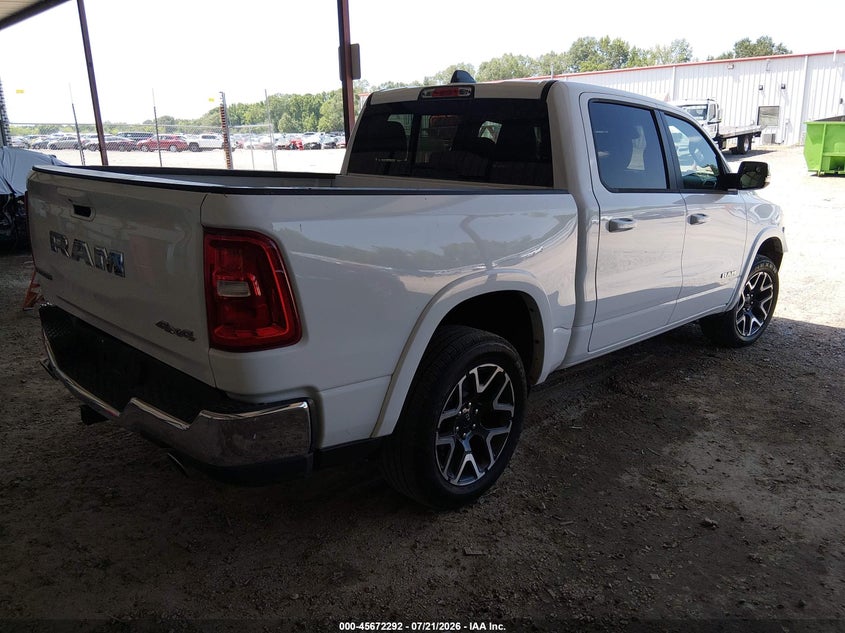 2026 Ram 1500 VIN 3C6SRFJP2T4175467 IAAI salvage auction — FRONT END, Enterprise Vehicles Clear Only (Louisiana), sold $27,750 on 2026-07-24 (photo 4)