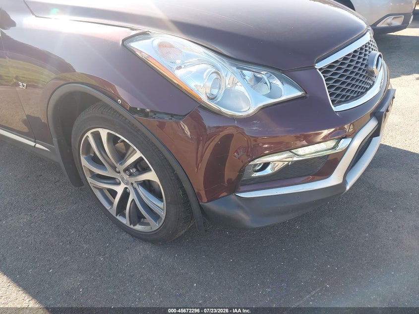 2017 Infiniti Qx50 VIN JN1BJ0RR7HM406209 IAAI salvage auction — RIGHT FRONT, Salvage (Connecticut), sold $1,300 on 2026-07-30 (photo 6)