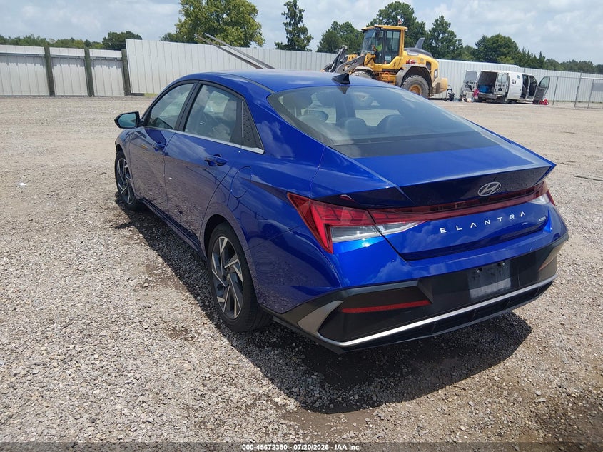 2025 Hyundai Elantra VIN KMHLN4DJ1SU169654 IAAI salvage auction — FRONT END, Enterprise Vehicles Clear Only (Texas), sold $4,100 on 2026-07-22 (photo 3)