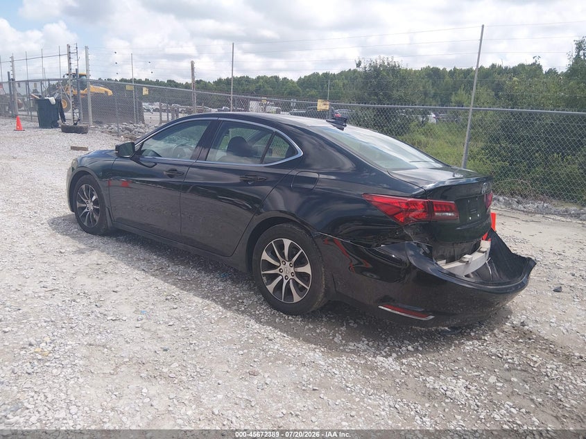 2017 Acura Tlx VIN 19UUB1F5XHA002320 IAAI salvage auction — REAR END, Salvage (Alabama), sold $2,100 on 2026-08-03 (photo 3)
