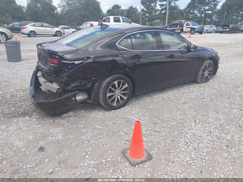 2017 Acura Tlx VIN 19UUB1F5XHA002320 IAAI salvage auction — REAR END, Salvage (Alabama), sold $2,100 on 2026-08-03 (photo 4)
