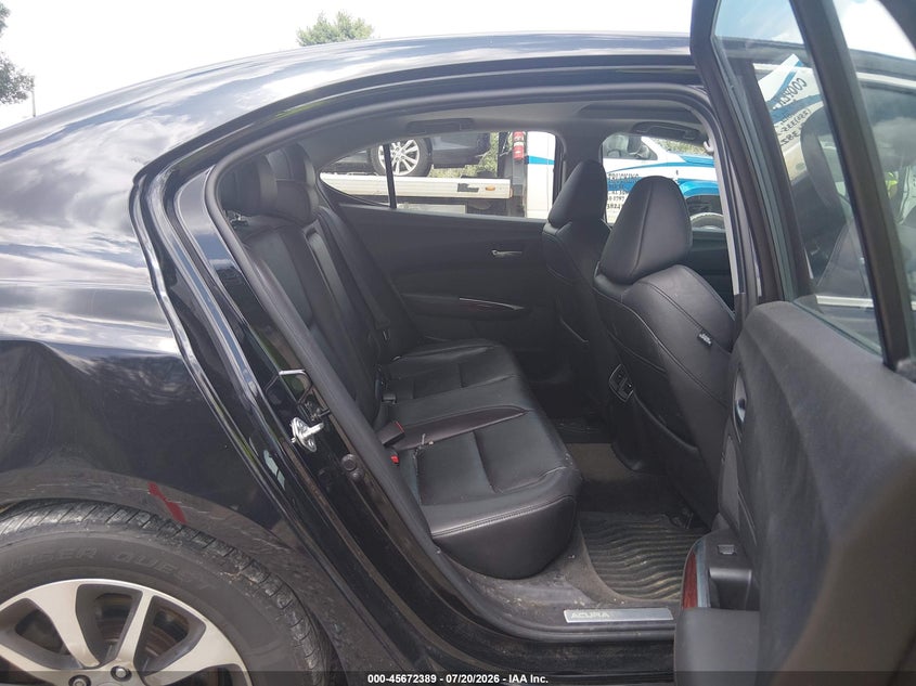 2017 Acura Tlx VIN 19UUB1F5XHA002320 IAAI salvage auction — REAR END, Salvage (Alabama), sold $2,100 on 2026-08-03 (photo 8)