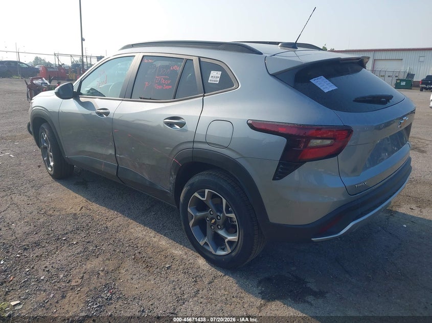 2026 Chevrolet Trax VIN KL77LHEP4TC097827 IAAI salvage auction — SIDE, Clear (Indiana), sold $8,100 on 2026-07-30 (photo 3)