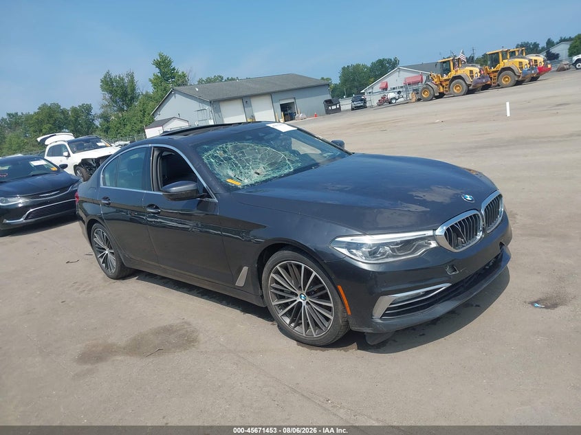 2017 BMW 5er VIN WBAJE7C35HG886997 IAAI salvage auction — HAIL, Salvage (Ohio), sold $5,300 on 2026-08-23 (photo 1)