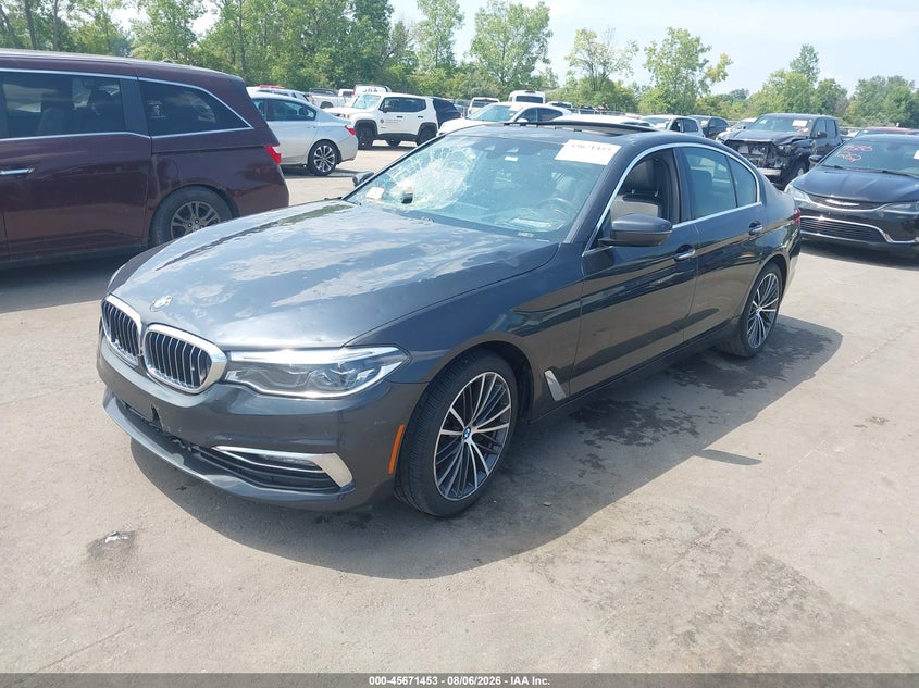 2017 BMW 5er VIN WBAJE7C35HG886997 IAAI salvage auction — HAIL, Salvage (Ohio), sold $5,300 on 2026-08-23 (photo 2)
