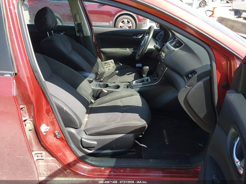 2015 Nissan Sentra VIN 3N1AB7APXFY316817 IAAI salvage auction — FRONT & REAR, Salvage (Texas), sold $375 on 2026-08-01 (photo 5)
