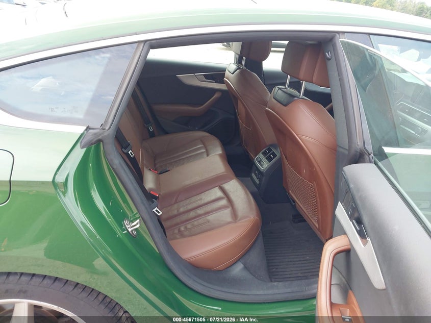 2019 Audi A5 VIN WAUENCF53KA055466 IAAI salvage auction — FRONT END, Salvage (New Jersey), sold $7,250 on 2026-08-18 (photo 8)