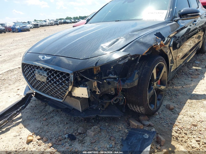 2019 Genesis G70 VIN KMTG34LE9KU027585 IAAI salvage auction — Unknown, Salvage (North Carolina), sold $6,375 on 2026-09-03 (photo 6)