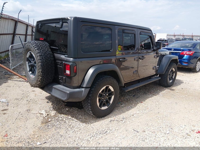 2020 Jeep Wrangler / VIN 1C4HJXDNXLW227115 IAAI salvage auction — FRONT END, Salvage (Arkansas), sold $11,850 on 2026-09-03 (photo 4)